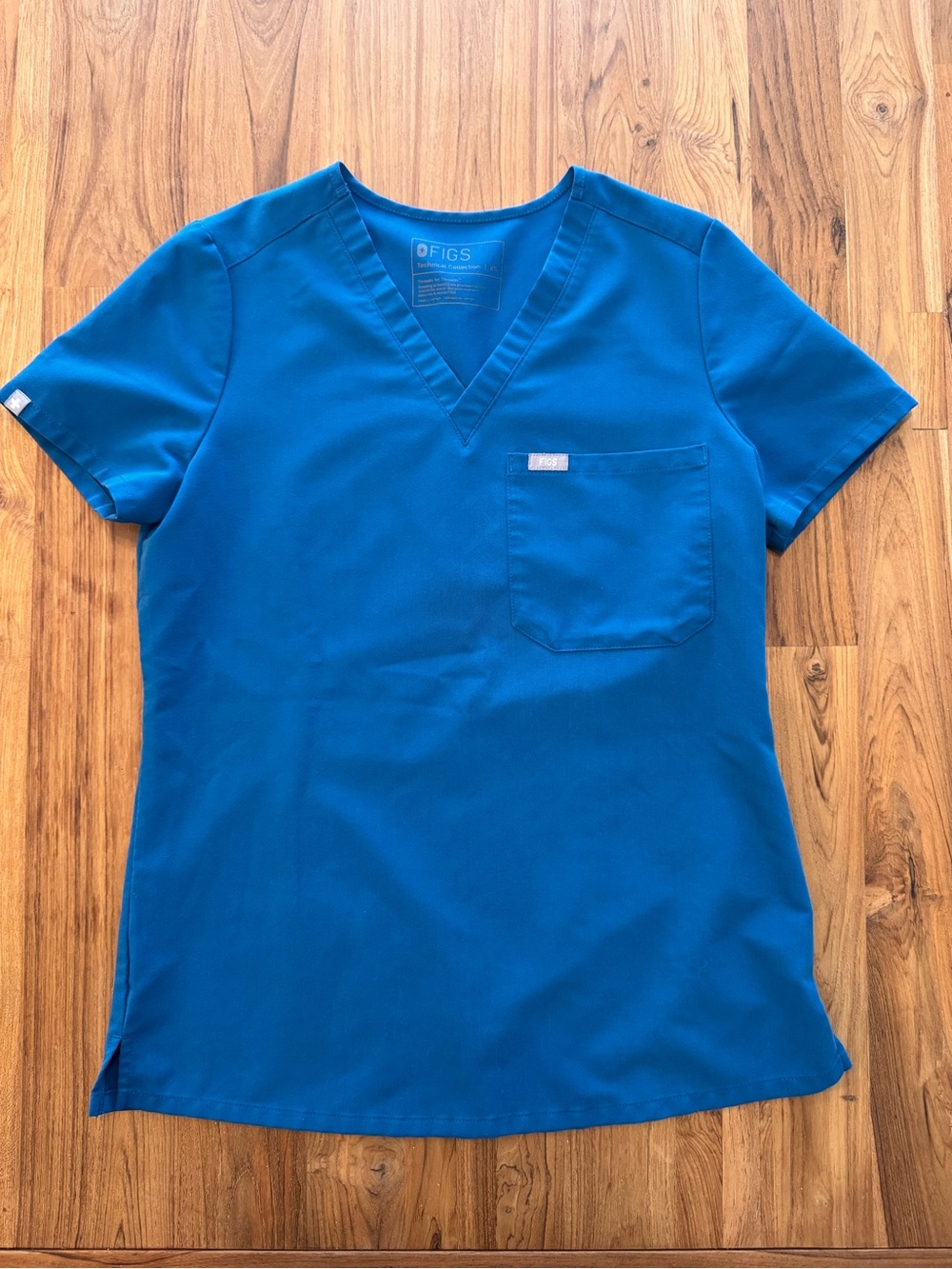 FIGS Blue Scrubs Shirt Top Women’s XS Technical Collection